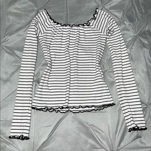Black & White Long Sleeve Shirt